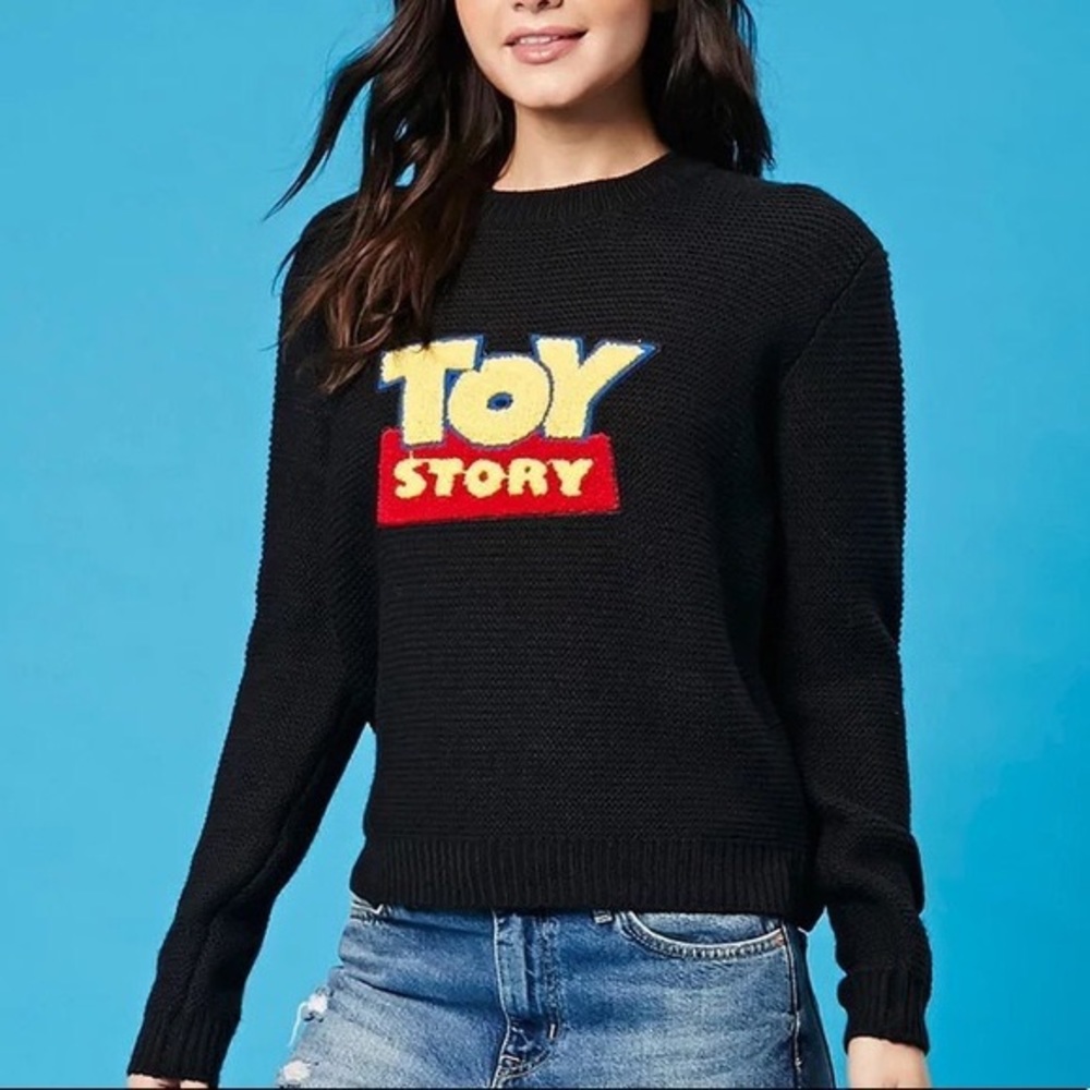 Forever 21 x Disney Toy Story Waffle Knit Sweater